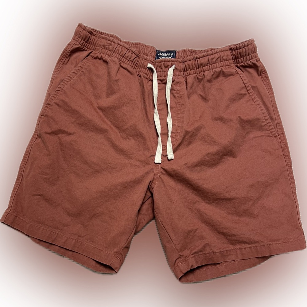 Jungmaven Men's Rust Drawstring Shorts